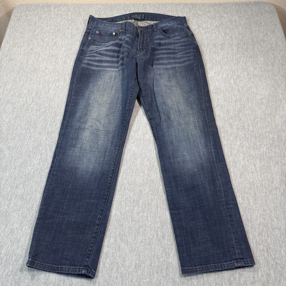 Lucky Brand Jeans Men 34x30 Blue 221 Original‎ Straight Leg Denim Stretch Casual